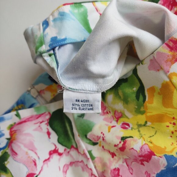 Polo Ralph Lauren Floral Pencil Skirt Stretch Cottagecore Chic  Women's Size 10 - Picture 10 of 10
